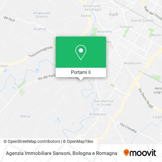 Mappa Agenzia Immobiliare Sansoni