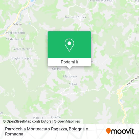 Mappa Parrocchia Monteacuto Ragazza