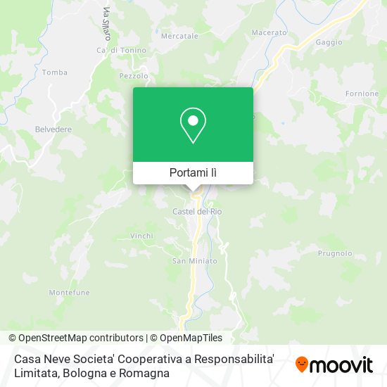 Mappa Casa Neve Societa' Cooperativa a Responsabilita' Limitata