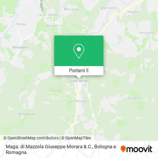 Mappa Maga. di Mazzola Giuseppe Morara & C.