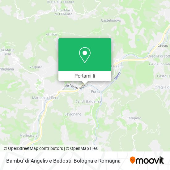 Mappa Bambu' di Angelis e Bedosti