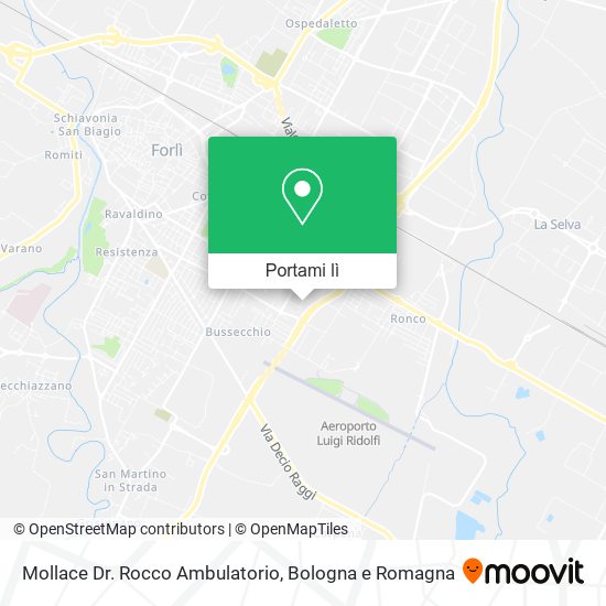 Mappa Mollace Dr. Rocco Ambulatorio