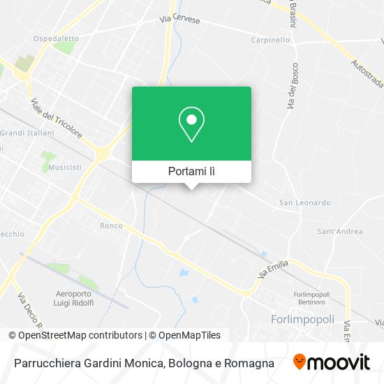 Mappa Parrucchiera Gardini Monica