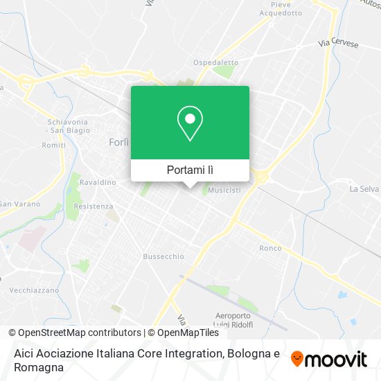 Mappa Aici Aociazione Italiana Core Integration