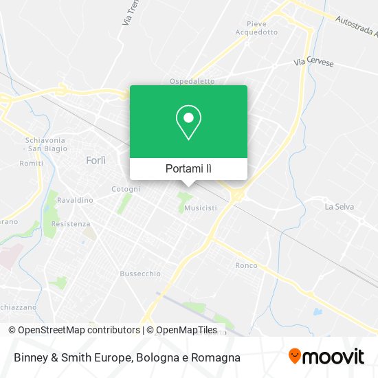 Mappa Binney & Smith Europe