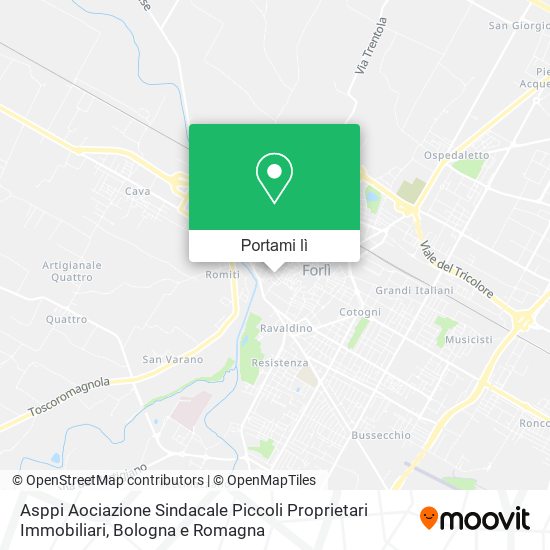Mappa Asppi Aociazione Sindacale Piccoli Proprietari Immobiliari