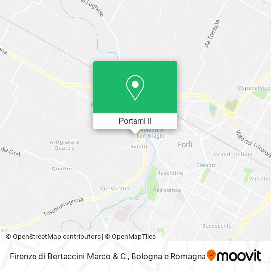 Mappa Firenze di Bertaccini Marco & C.