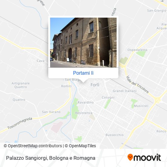 Mappa Palazzo Sangiorgi