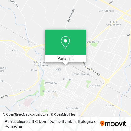 Mappa Parrucchiere a B C Uomi Donne Bambini