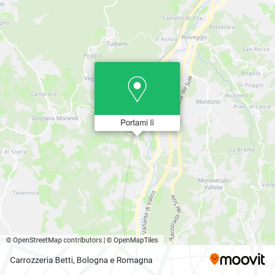 Mappa Carrozzeria Betti