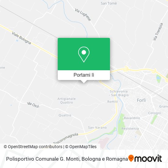 Mappa Polisportivo Comunale G. Monti