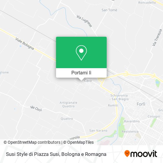 Mappa Susi Style di Piazza Susi