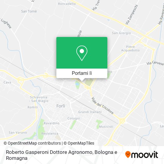 Mappa Roberto Gasperoni Dottore Agronomo