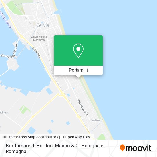 Mappa Bordomare di Bordoni Maimo & C.
