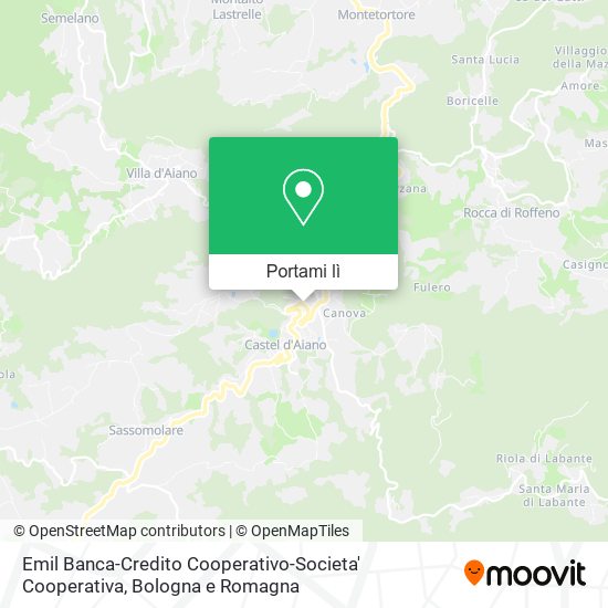 Mappa Emil Banca-Credito Cooperativo-Societa' Cooperativa
