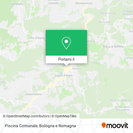 Mappa Piscina Comunale