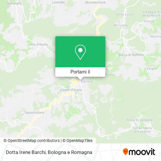 Mappa Dotta Irene Barchi