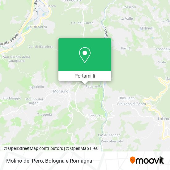Mappa Molino del Pero