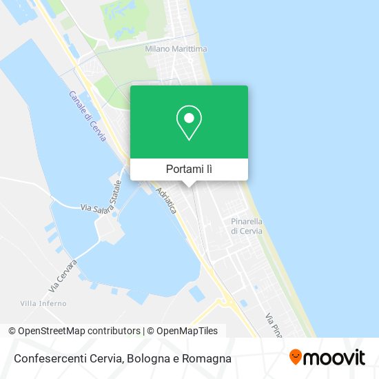 Mappa Confesercenti Cervia