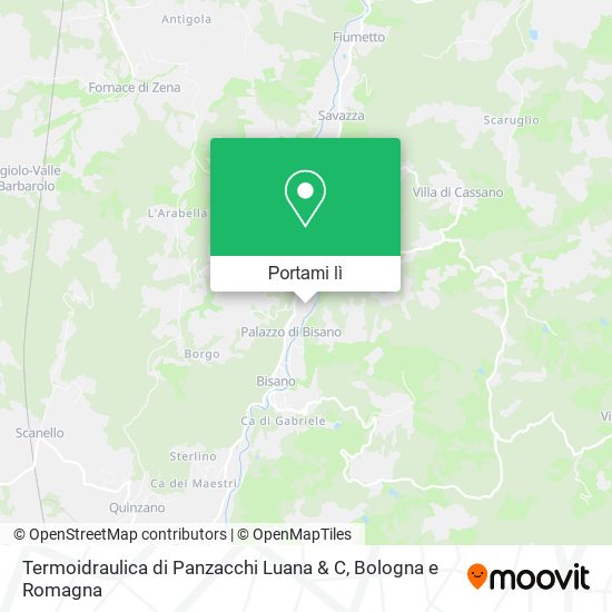 Mappa Termoidraulica di Panzacchi Luana & C