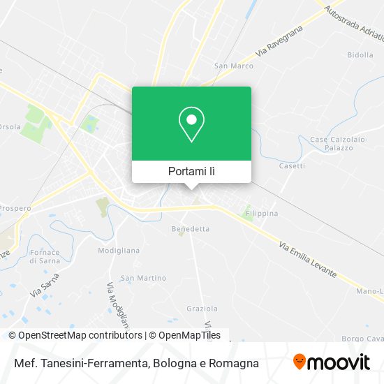 Mappa Mef. Tanesini-Ferramenta