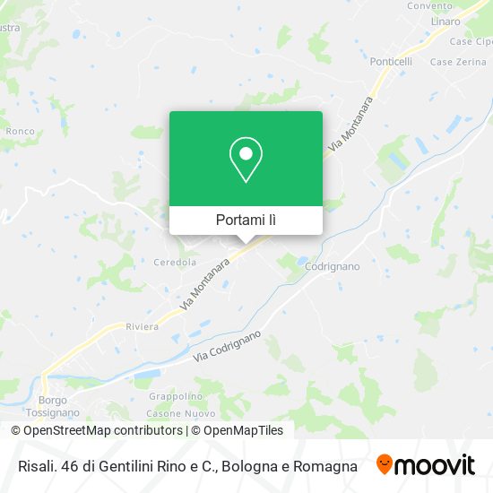 Mappa Risali. 46 di Gentilini Rino e C.