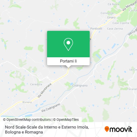 Mappa Nord Scale-Scale da Interno e Esterno Imola