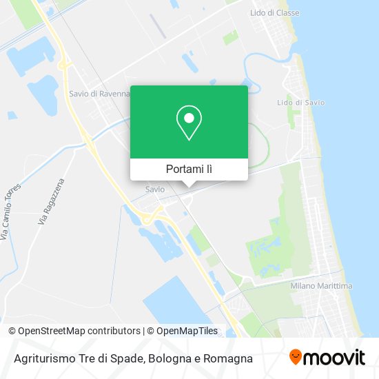 Mappa Agriturismo Tre di Spade