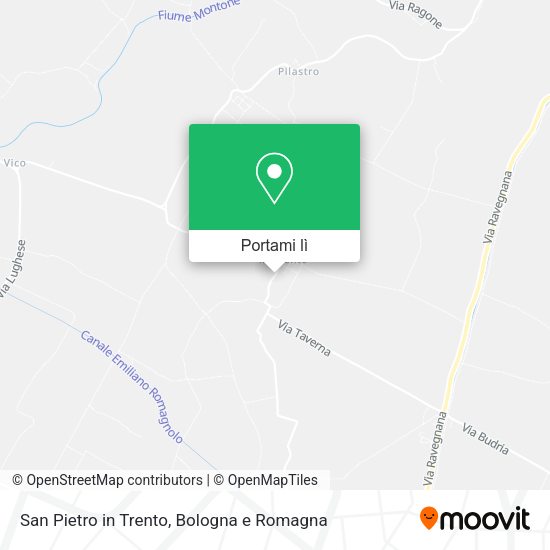 Mappa San Pietro in Trento