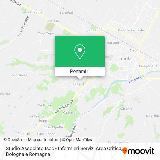 Mappa Studio Associato Isac - Infermieri Servizi Area Critica