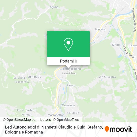 Mappa Led Autonoleggi di Nannetti Claudio e Guidi Stefano