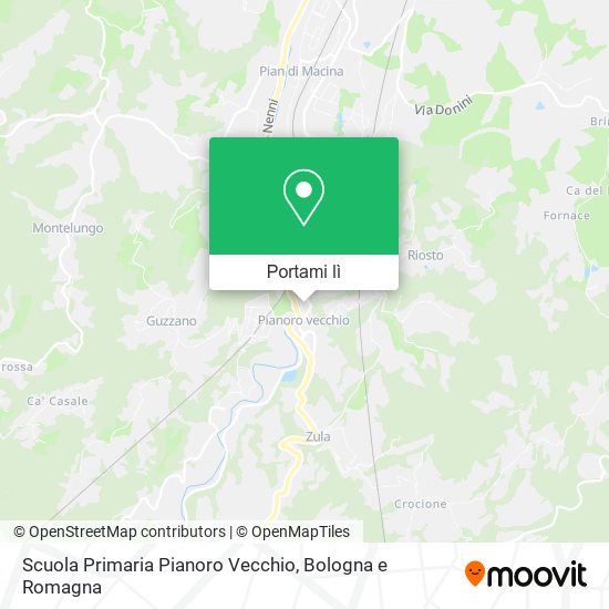 Mappa Scuola Primaria Pianoro Vecchio