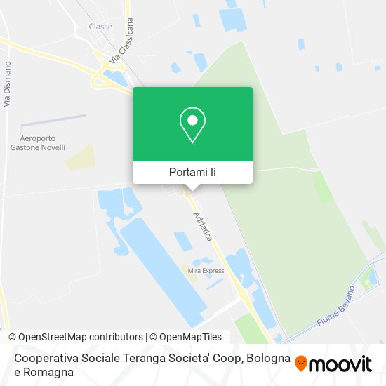 Mappa Cooperativa Sociale Teranga Societa' Coop
