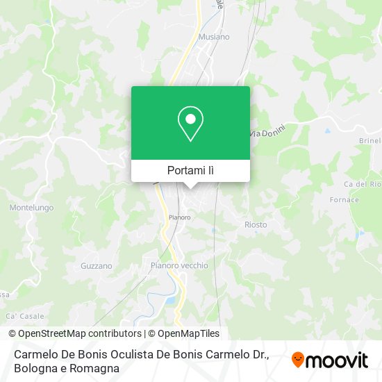 Mappa Carmelo De Bonis Oculista De Bonis Carmelo Dr.