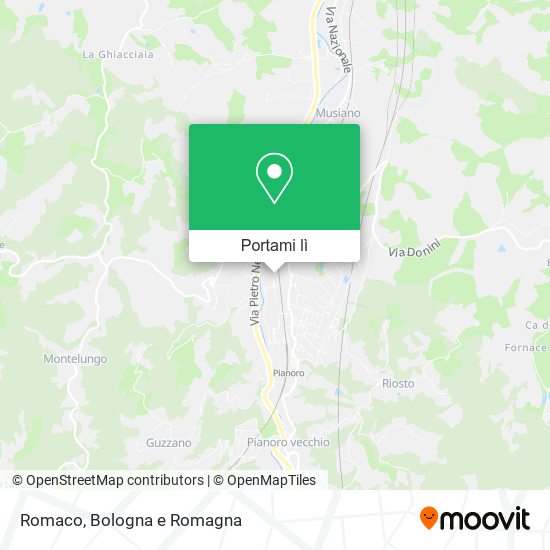 Mappa Romaco