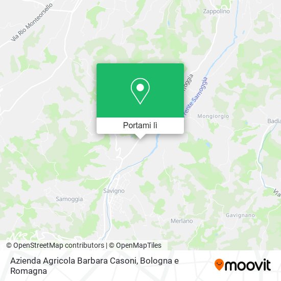 Mappa Azienda Agricola Barbara Casoni