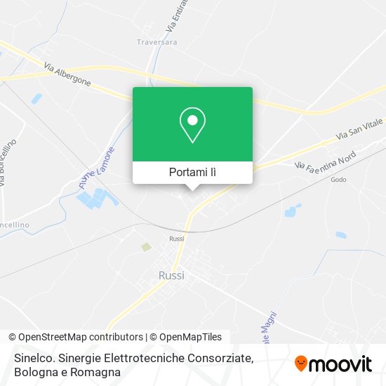 Mappa Sinelco. Sinergie Elettrotecniche Consorziate