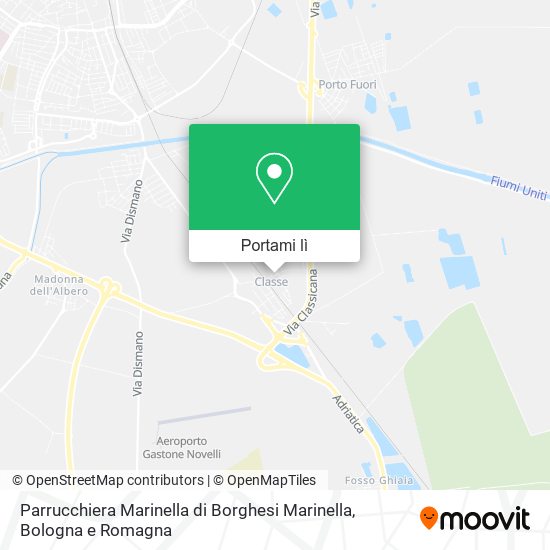 Mappa Parrucchiera Marinella di Borghesi Marinella