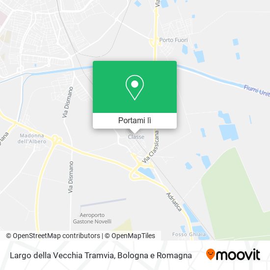 Mappa Largo della Vecchia Tramvia