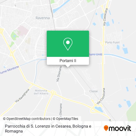 Mappa Parrocchia di S. Lorenzo in Cesarea