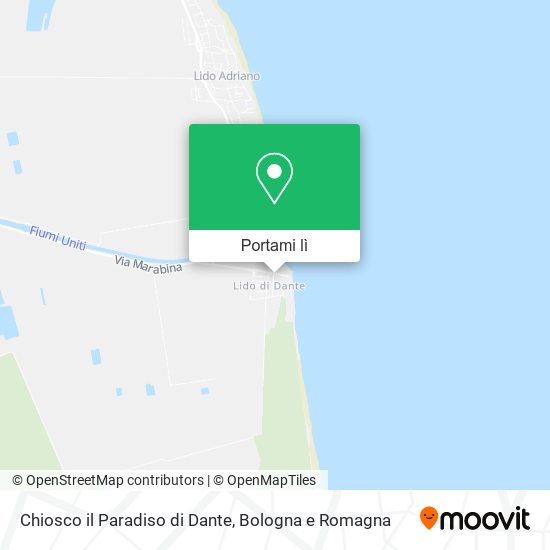 Mappa Chiosco il Paradiso di Dante