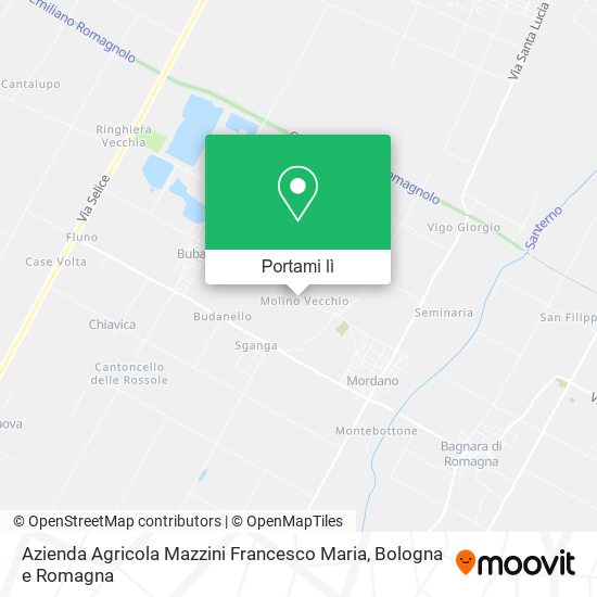 Mappa Azienda Agricola Mazzini Francesco Maria