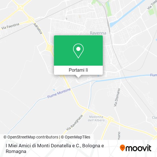 Mappa I Miei Amici di Monti Donatella e C.