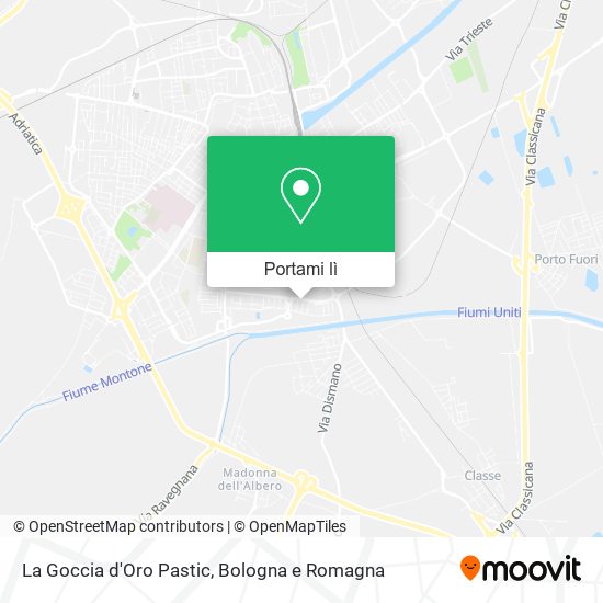 Mappa La Goccia d'Oro Pastic