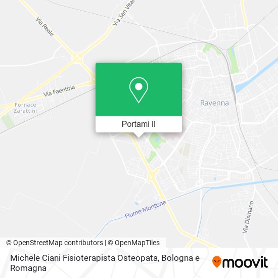 Mappa Michele Ciani Fisioterapista Osteopata