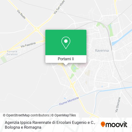 Mappa Agenzia Ippica Ravennate di Ercolani Eugenio e C.