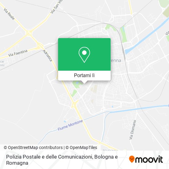 Mappa Polizia Postale e delle Comunicazioni