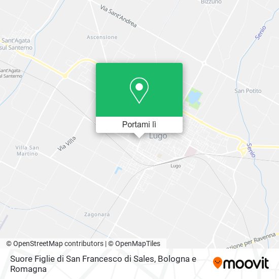 Mappa Suore Figlie di San Francesco di Sales