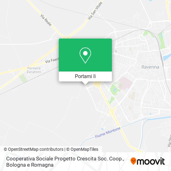 Mappa Cooperativa Sociale Progetto Crescita Soc. Coop.