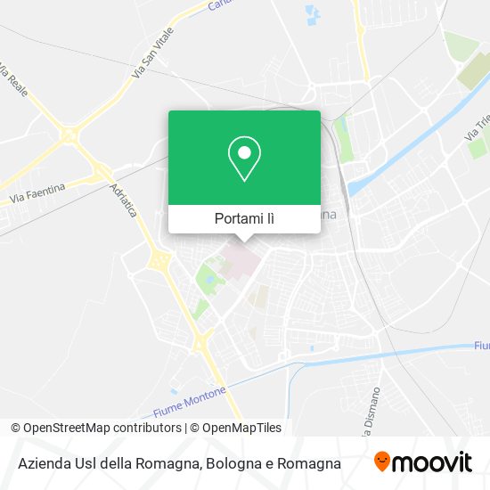 Mappa Azienda Usl della Romagna